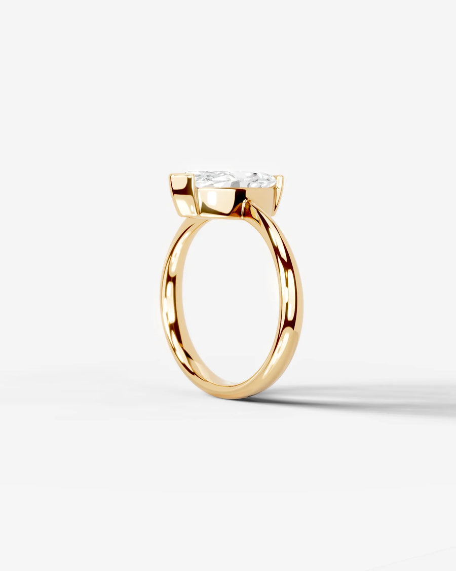 Lois (Marquise) 14k Yellow Gold 004