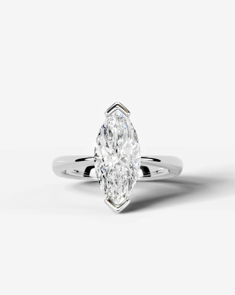 Lois (Marquise) 18k White Gold 001