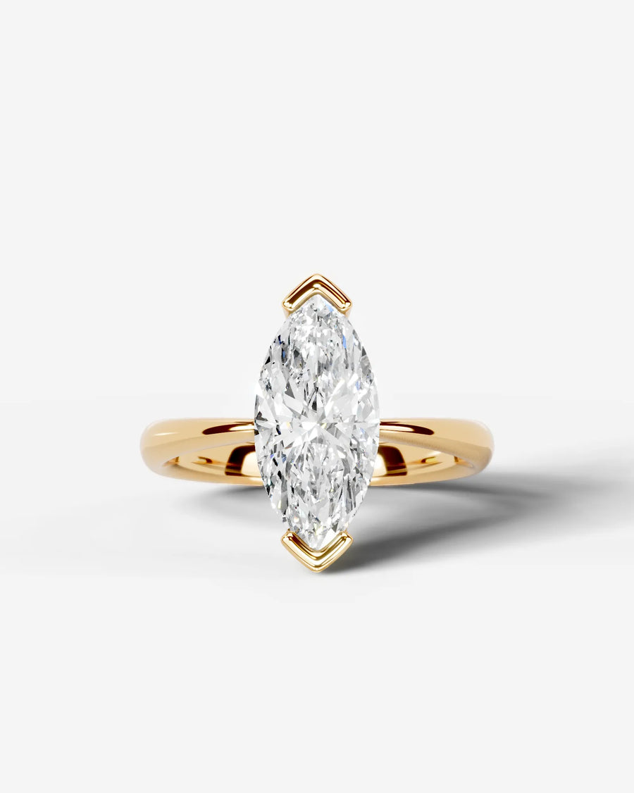 Lois (Marquise) 14k Yellow Gold 001