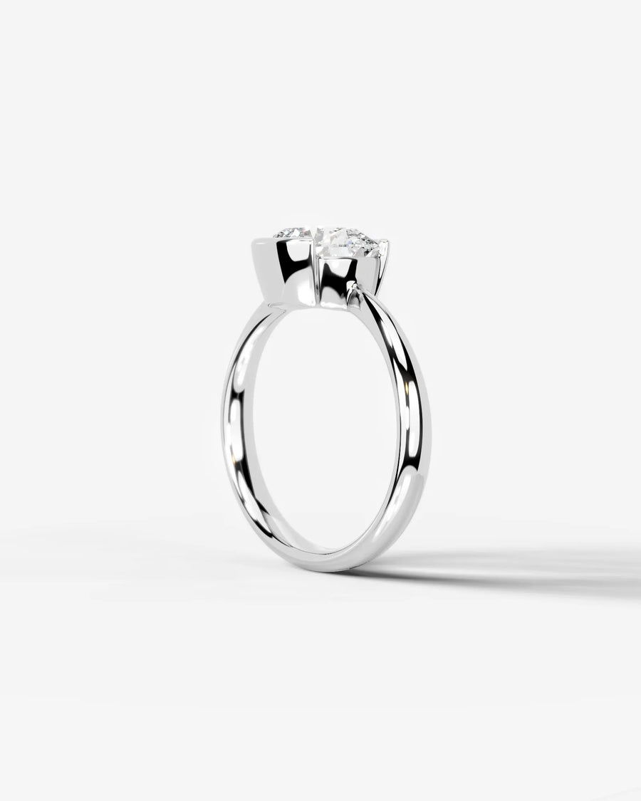 Lois (Round) 18k White Gold 004