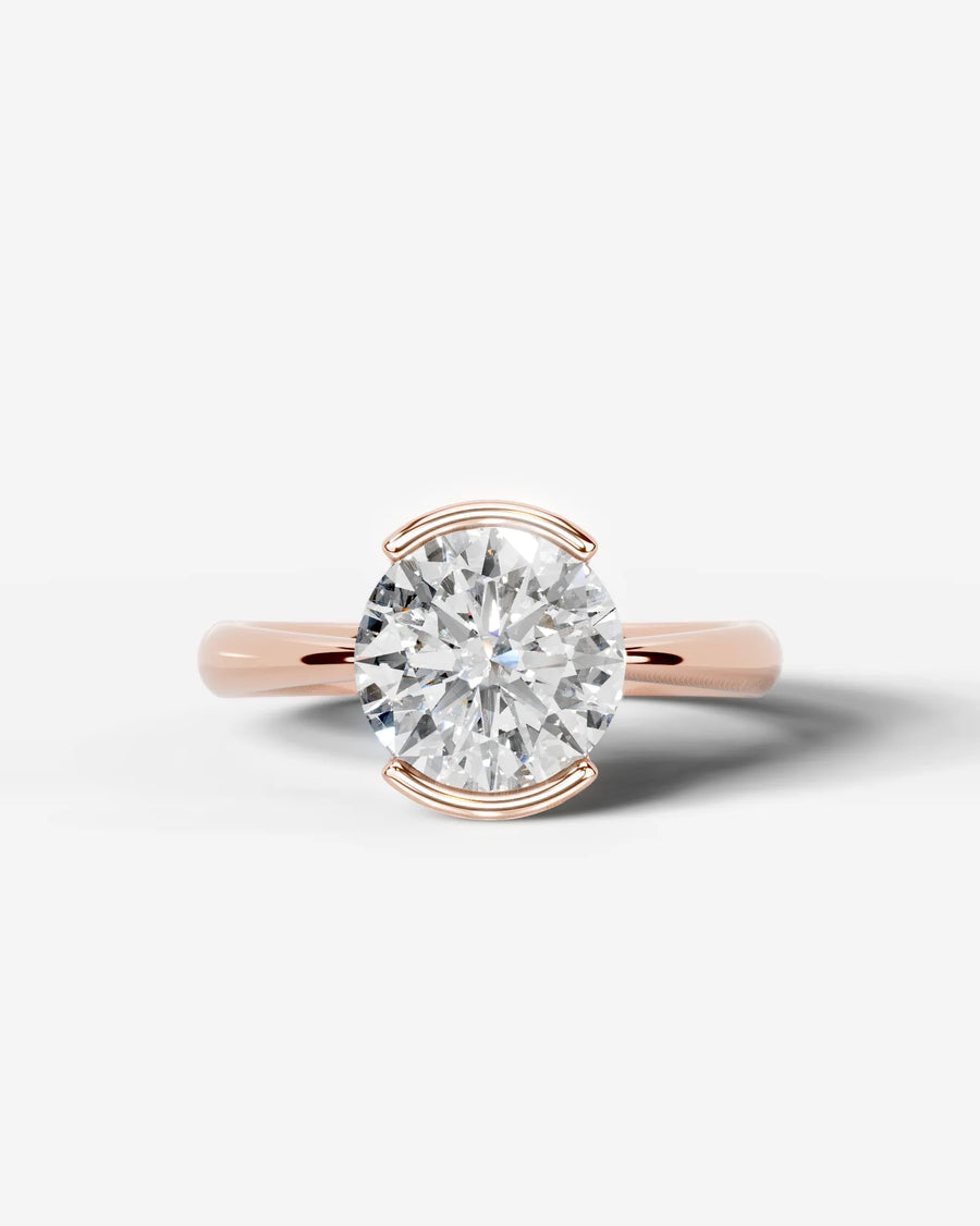 Lois (Round) 14k Rose Gold 001
