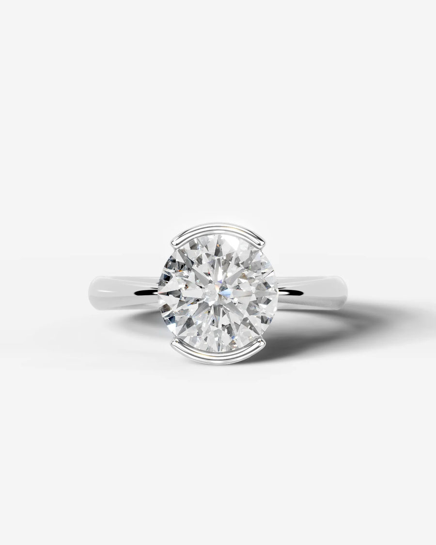 Lois (Round) 14k White Gold 001