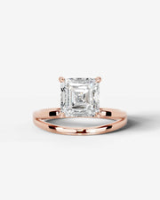 Polly (Asscher) 14k Rose Gold 001