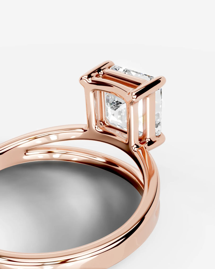 Polly (Asscher) 14k Rose Gold 002