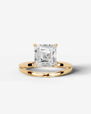 Polly (Asscher) 14k Yellow Gold 001