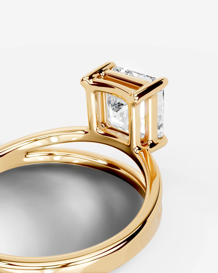 Polly (Asscher) 14k Yellow Gold 002