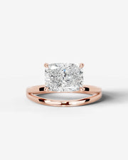Polly (Elongated Cushion) 14k Rose Gold 001