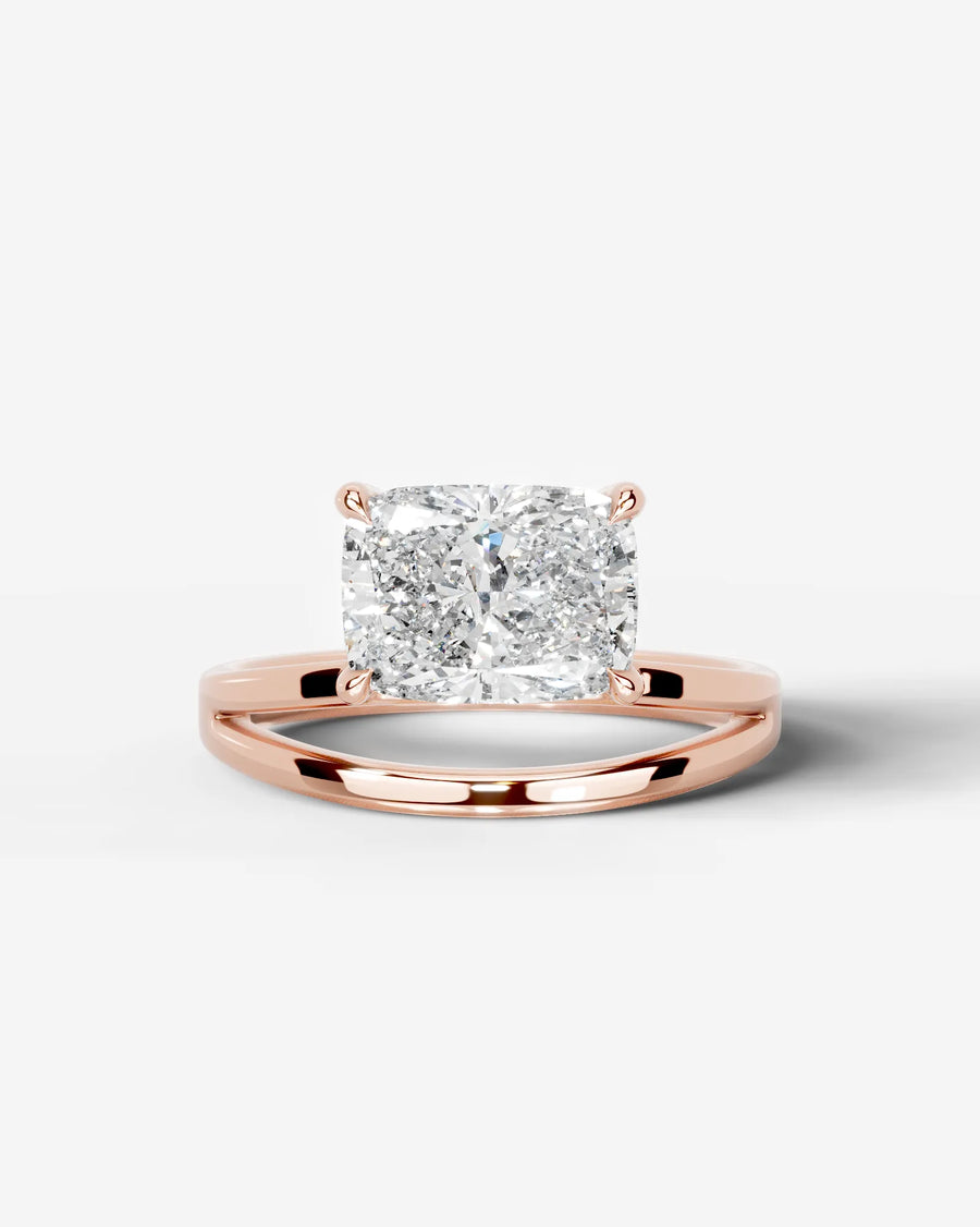 Polly (Elongated Cushion) 14k Rose Gold 001
