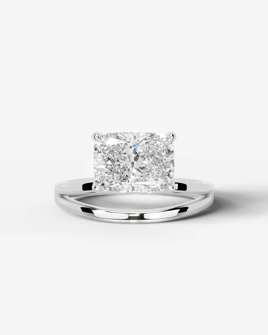 Polly (Elongated Cushion) 14k White Gold 001