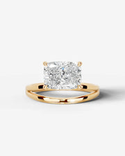 Polly (Elongated Cushion) 14k Yellow Gold 001