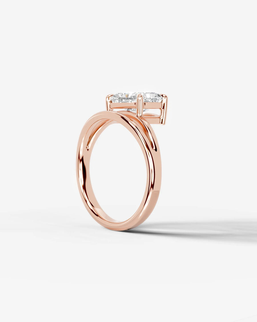 Polly (Elongated Radiant) 14k Rose Gold 004