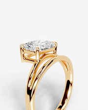 Polly (Elongated Radiant) 14k Yellow Gold 005