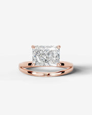 Polly (Elongated Radiant) 14k Rose Gold 001