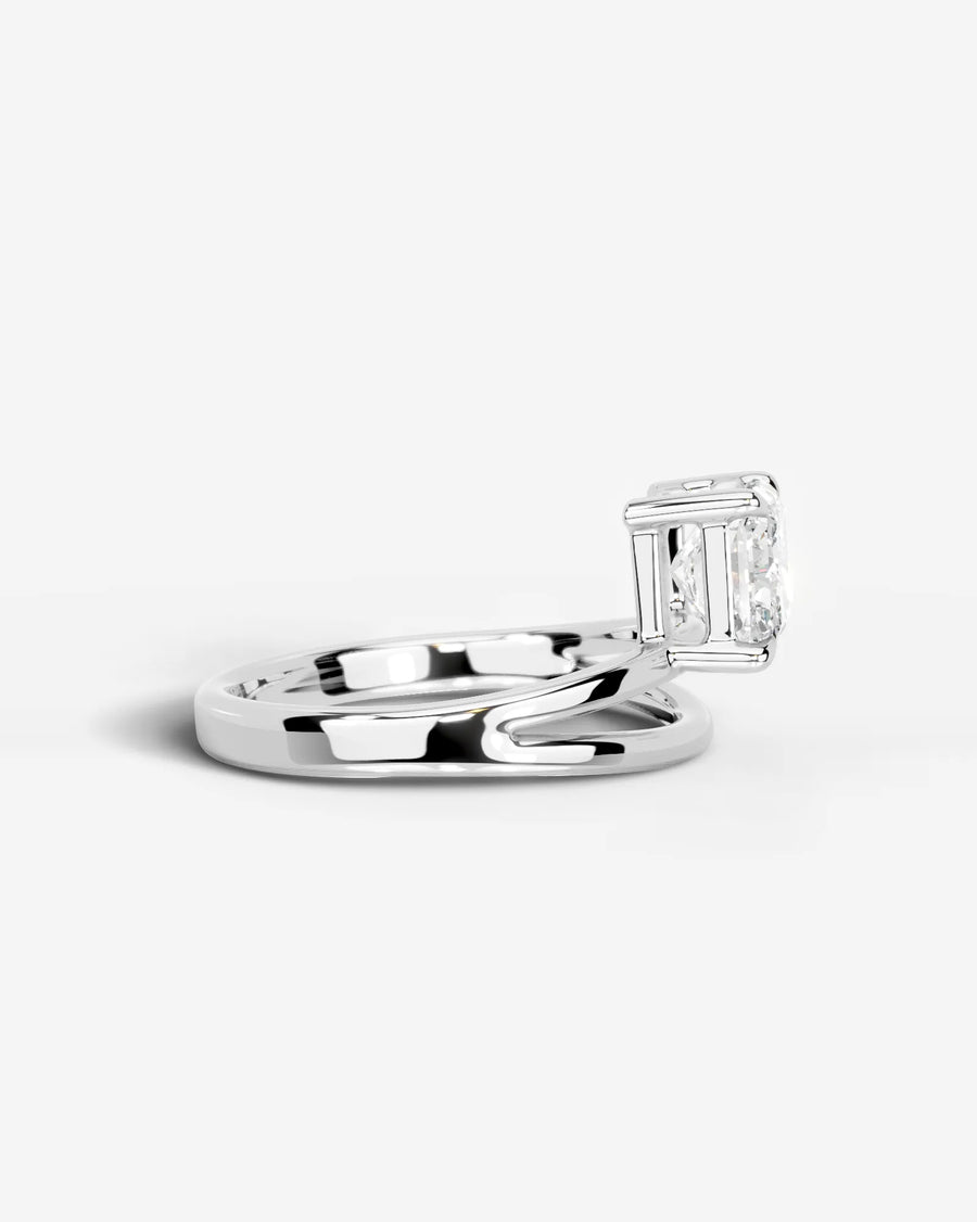 Polly (Elongated Radiant) Platinum 003