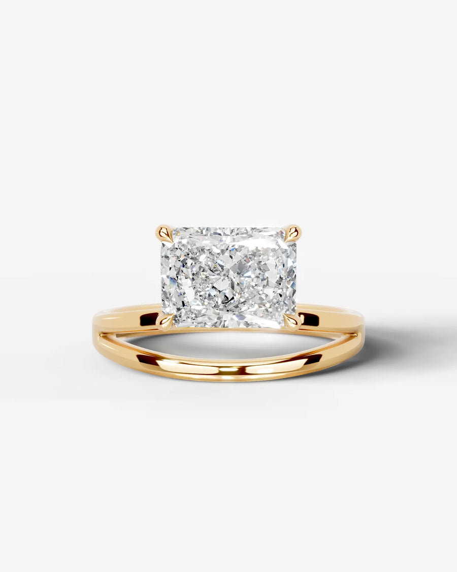 Polly (Elongated Radiant) 18k Yellow Gold 001