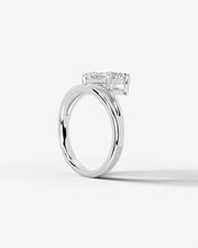 Polly (Emerald) 18k White Gold 004
