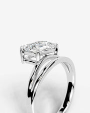 Polly (Emerald) 18k White Gold 005