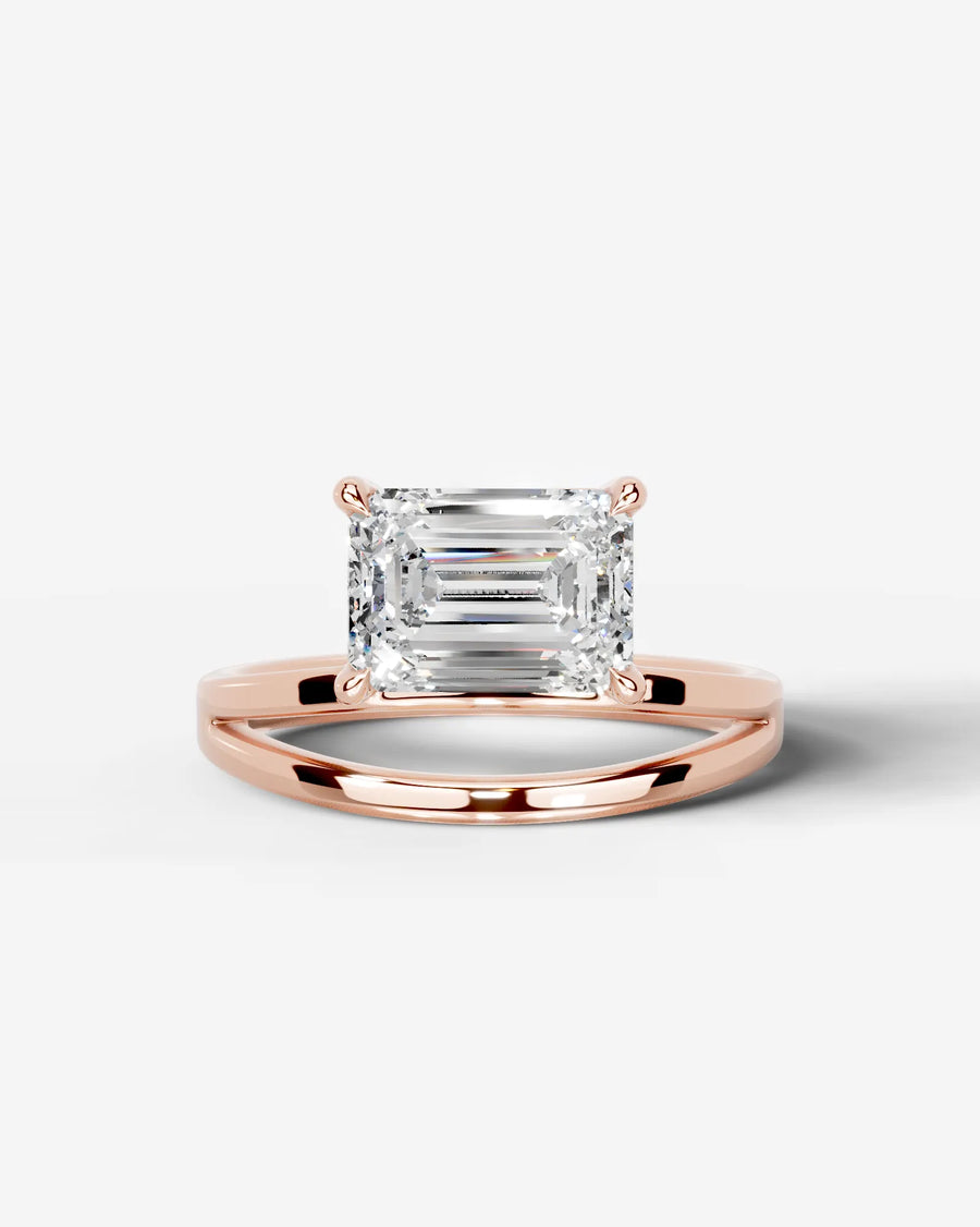 Polly (Emerald) 14k Rose Gold 001