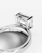 Polly (Emerald) 14k White Gold 002