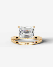 Polly (Emerald) 14k Yellow Gold 001