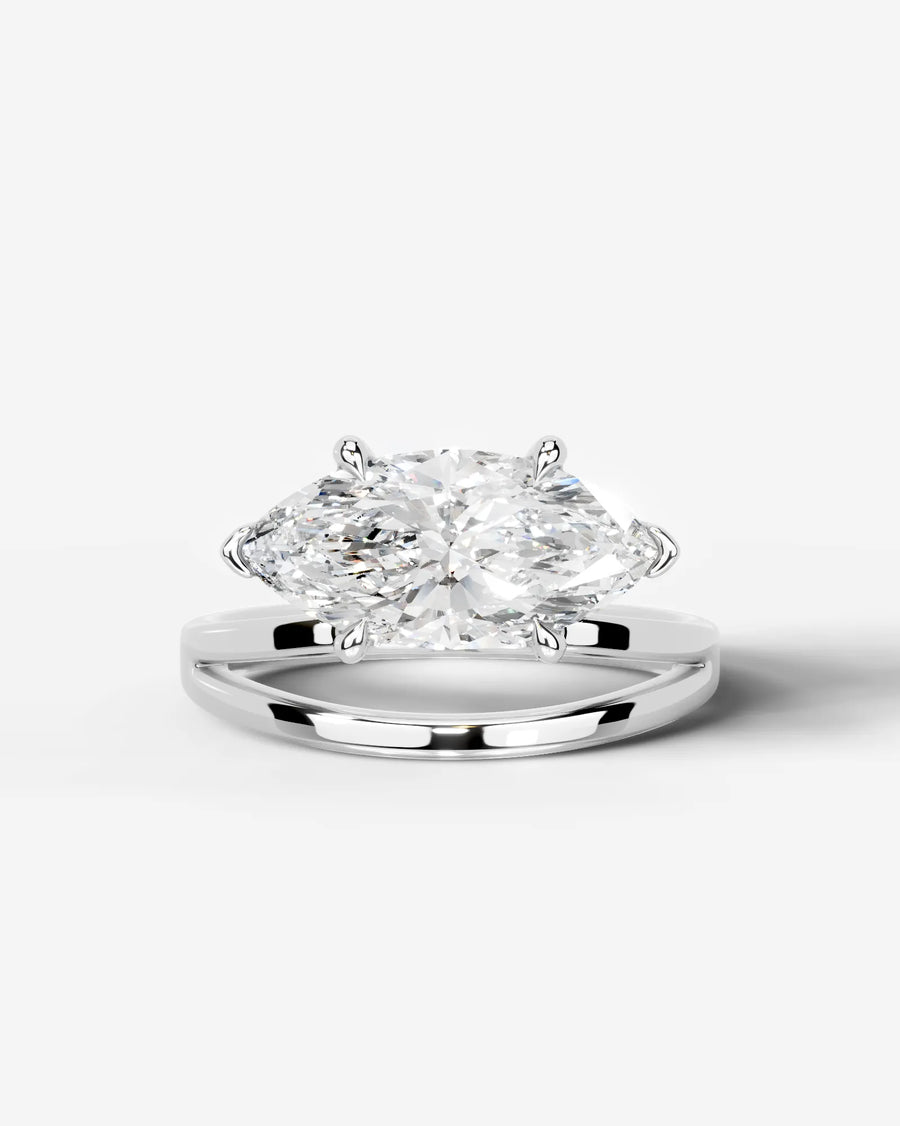 Polly (Marquise) 14k White Gold 001