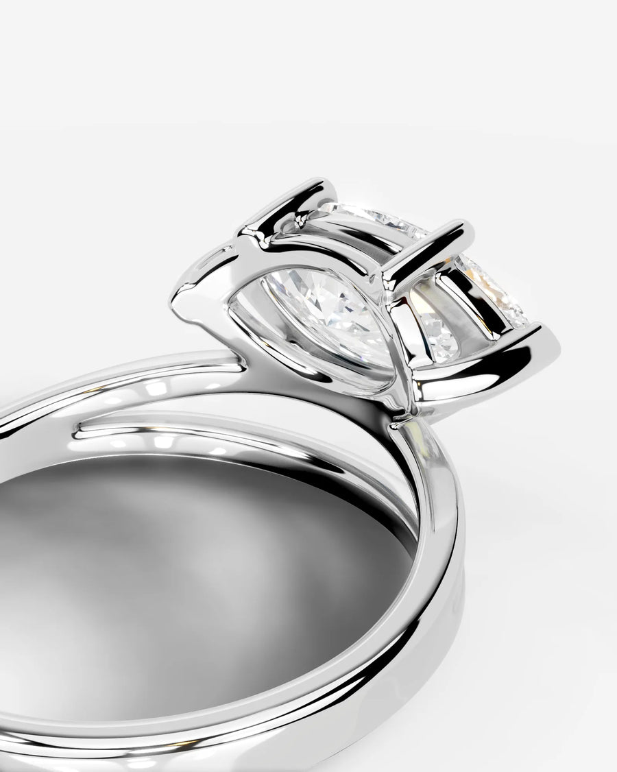 Polly (Marquise) 14k White Gold 002