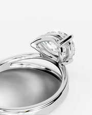 Polly (Pear) 18k White Gold 002