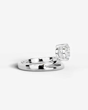 Polly (Pear) 14k White Gold 003