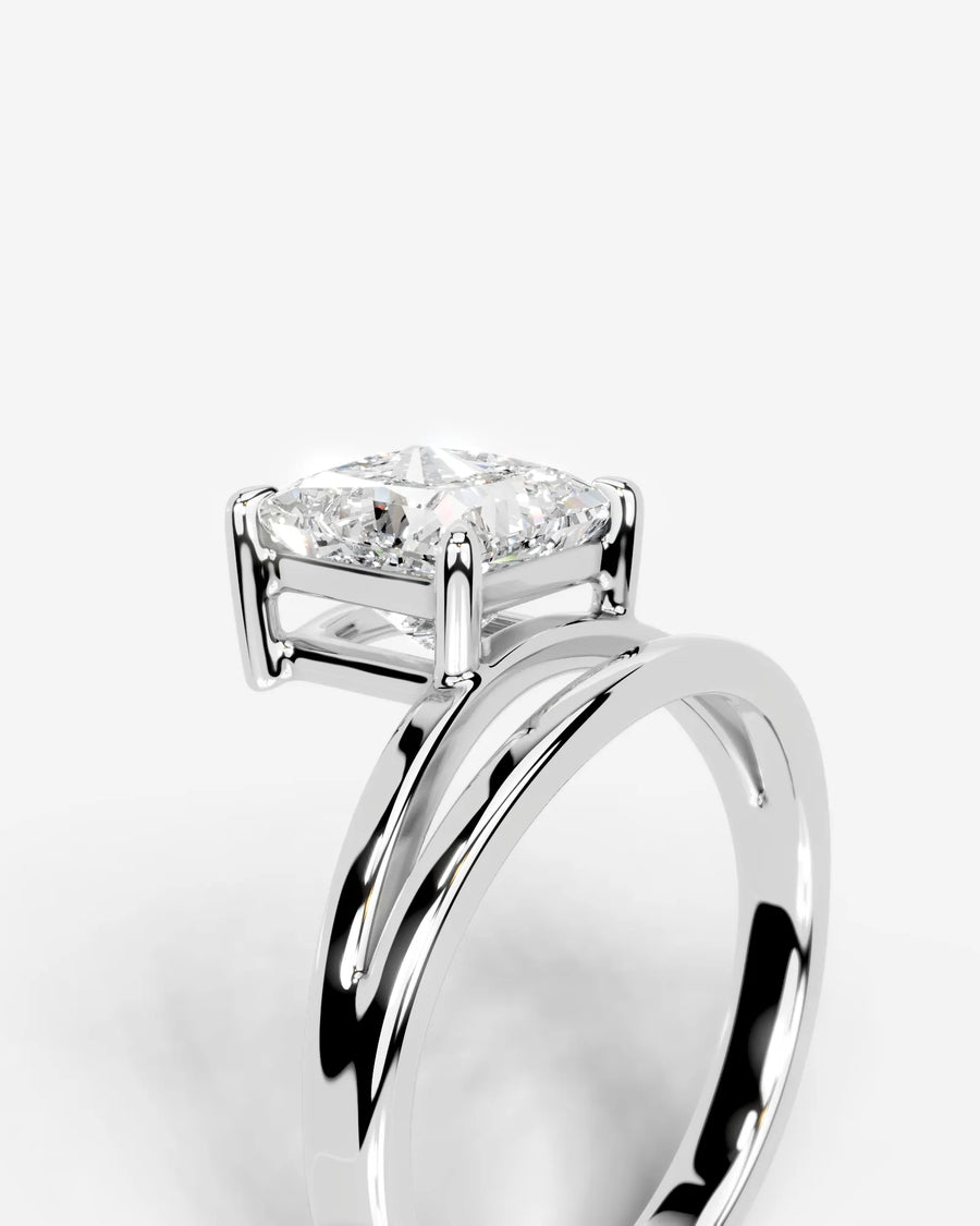 Polly (Princess) 18k White Gold 005