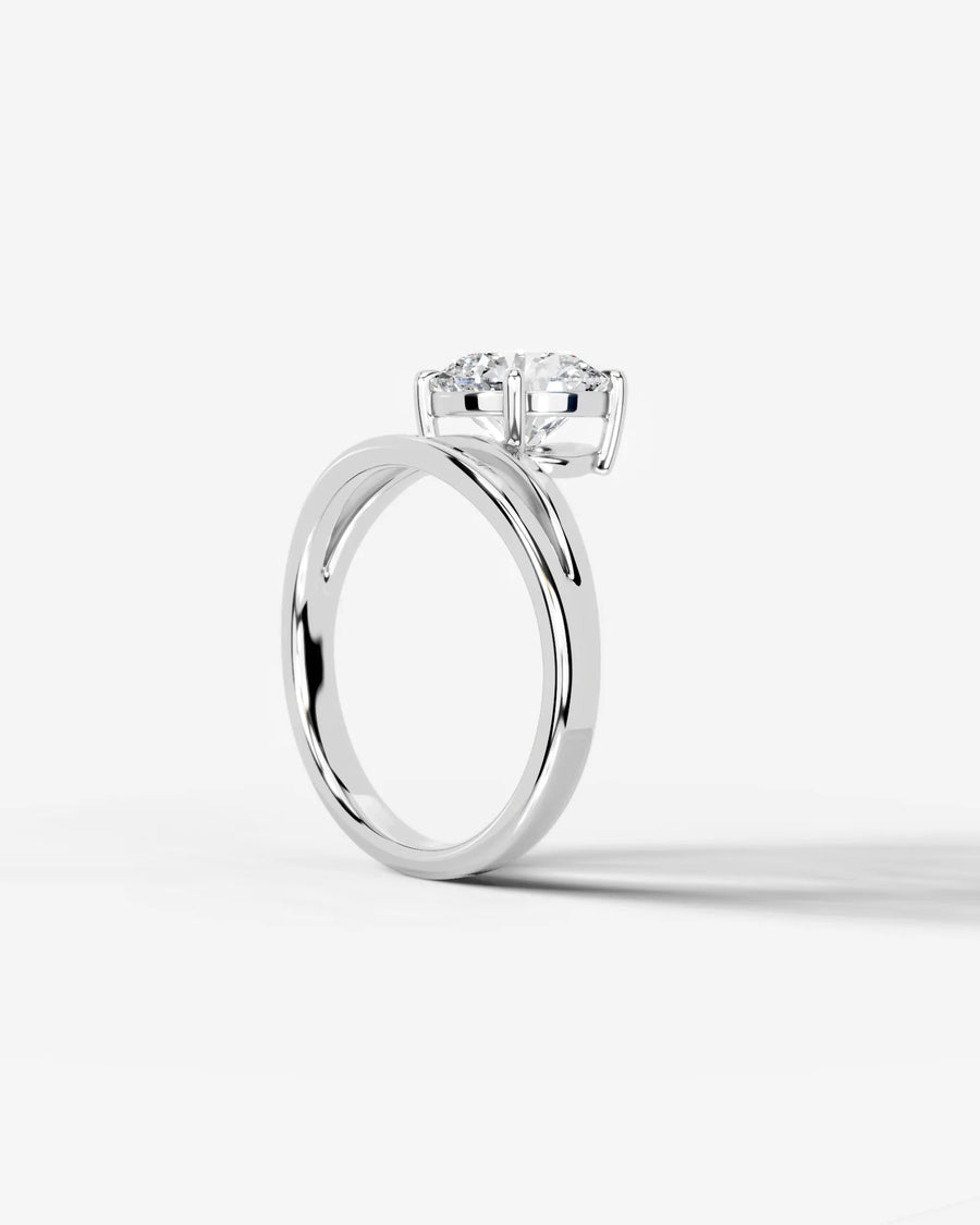 Polly (Round) 18k White Gold 005