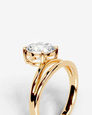 Polly (Round) 14k Yellow Gold 004