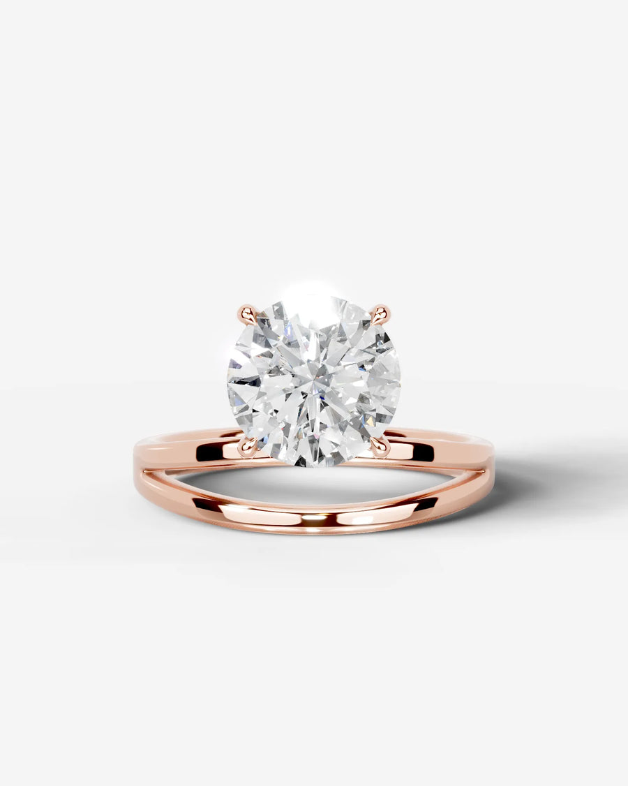 Polly (Round) 14k Rose Gold 001