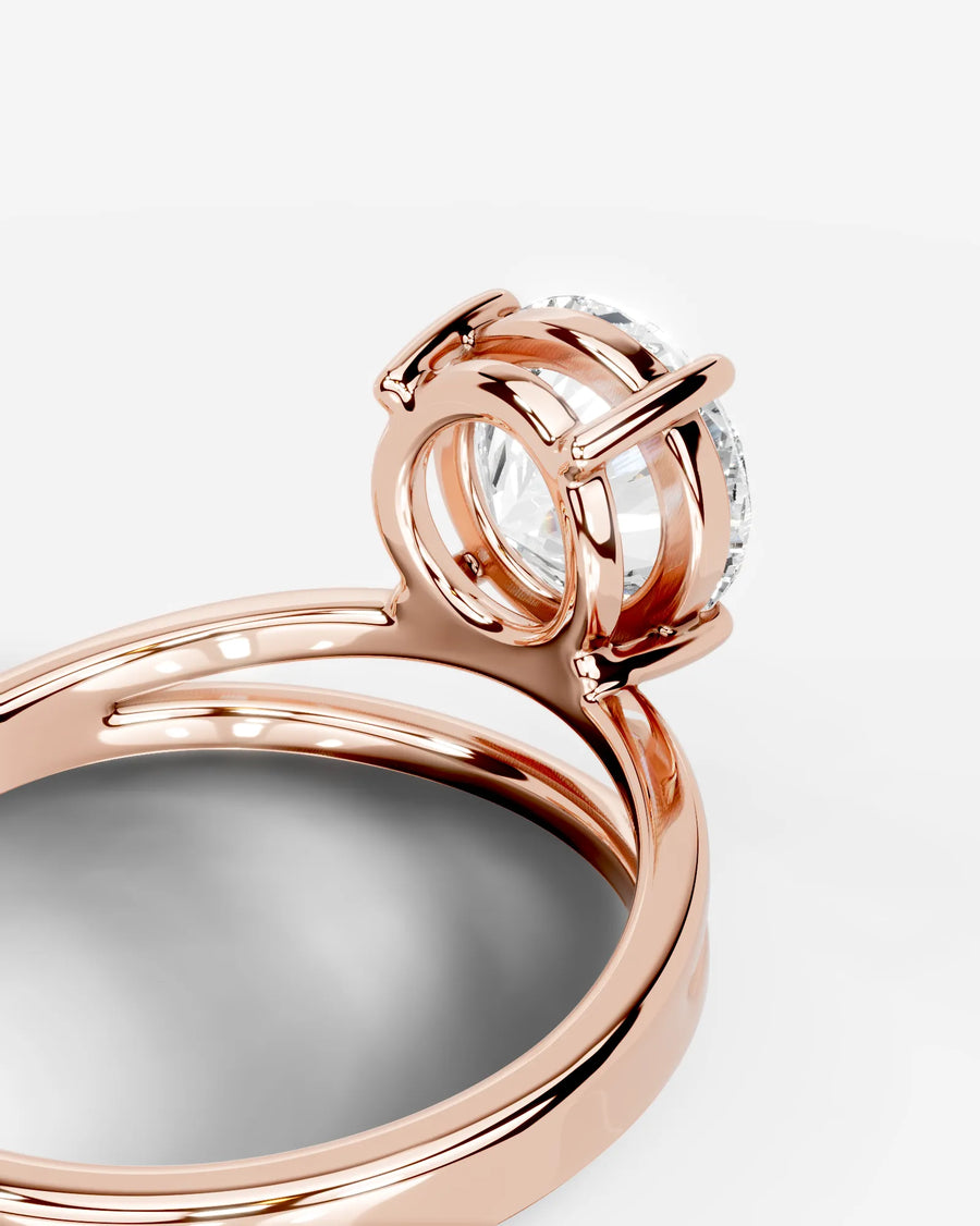 Polly (Round) 14k Rose Gold 002