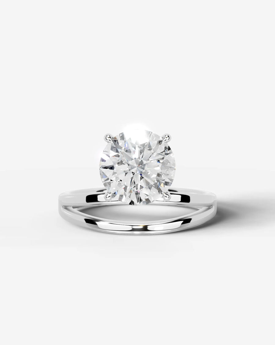 Polly (Round) 18k White Gold 001