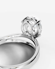 Polly (Round) 14k White Gold 002