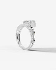 Silvana (Asscher) 18k White Gold 004