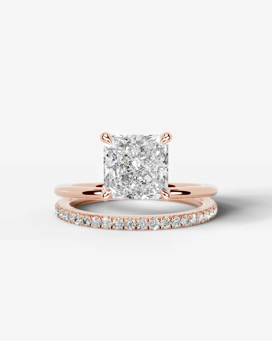 Silvana (Asscher) 14k Rose Gold 001