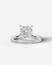 Silvana (Asscher) 14k White Gold 001