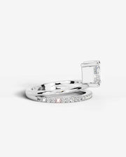 Silvana (Asscher) 18k White Gold 003