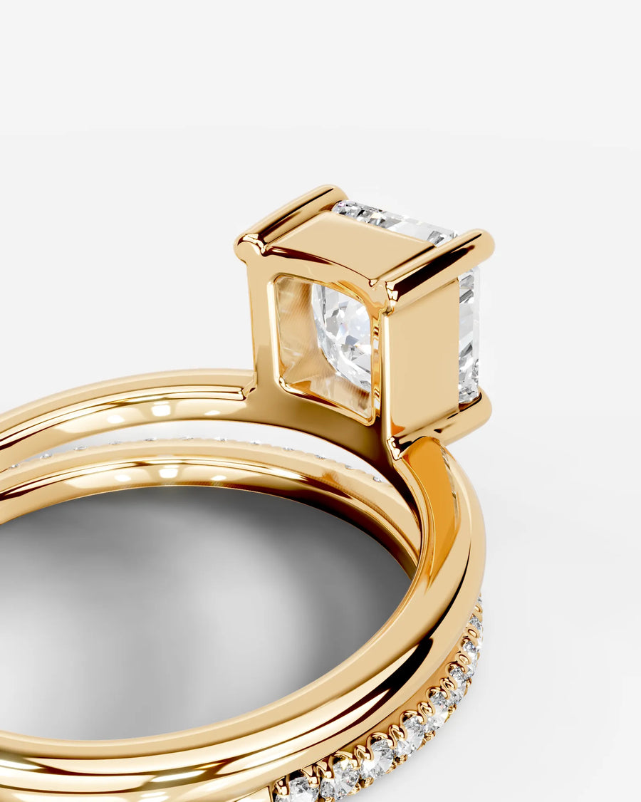 Silvana (Asscher) 14k Yellow Gold 002