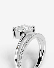 Silvana (Elongated Cushion) Platinum 005