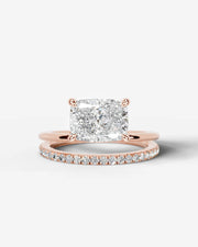 Silvana (Elongated Cushion) 14k Rose Gold 001