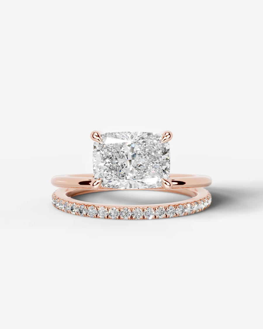 Silvana (Elongated Cushion) 14k Rose Gold 001