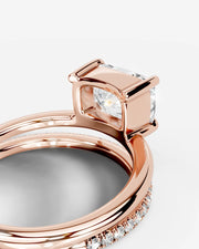 Silvana (Elongated Cushion) 14k Rose Gold 002