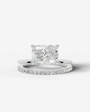 Silvana (Elongated Cushion) 14k White Gold 001