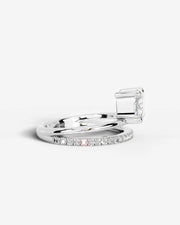 Silvana (Elongated Cushion) 14k White Gold 003