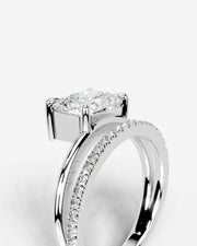Silvana (Elongated Radiant) Platinum 005