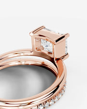 Silvana (Elongated Radiant) 14k Rose Gold 002