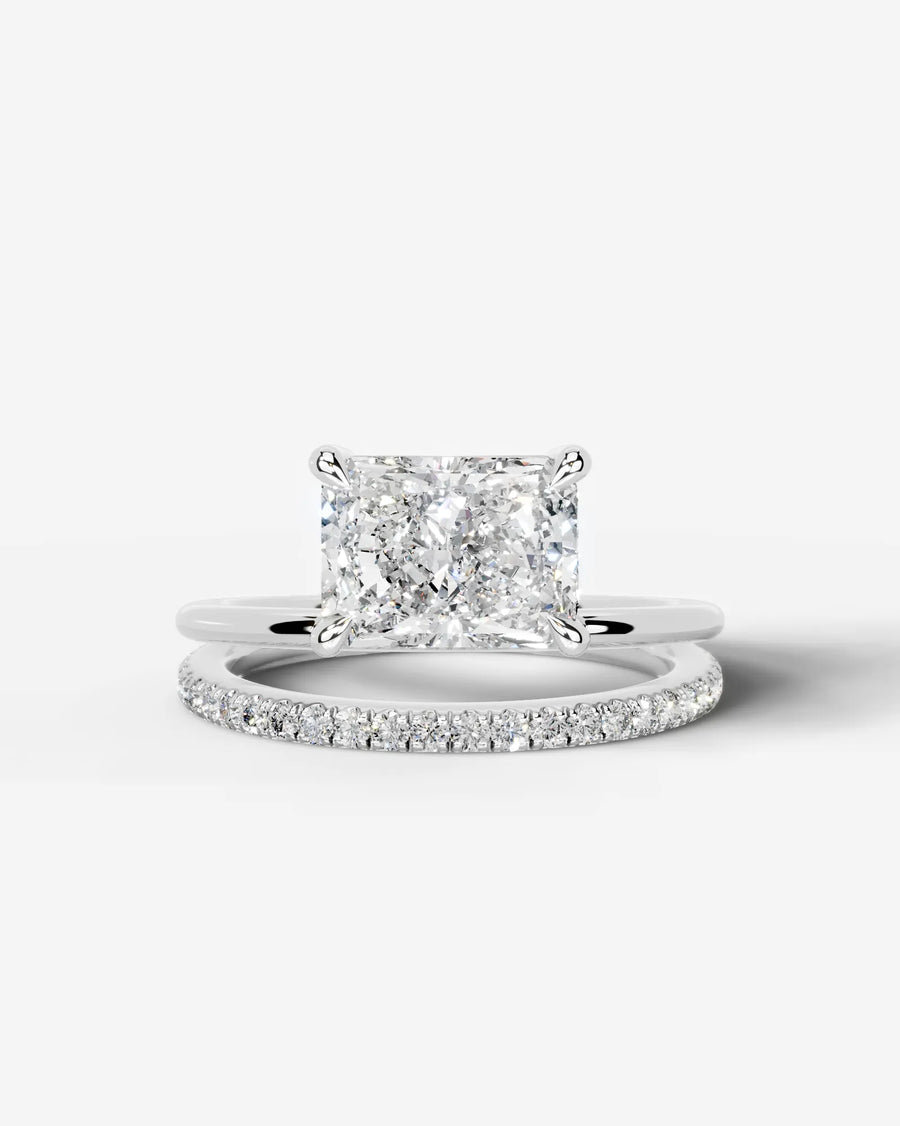 Silvana (Elongated Radiant) Platinum 001