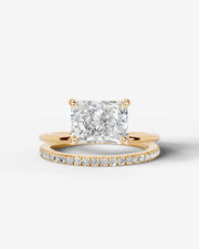 Silvana (Elongated Radiant) 14k Yellow Gold 001